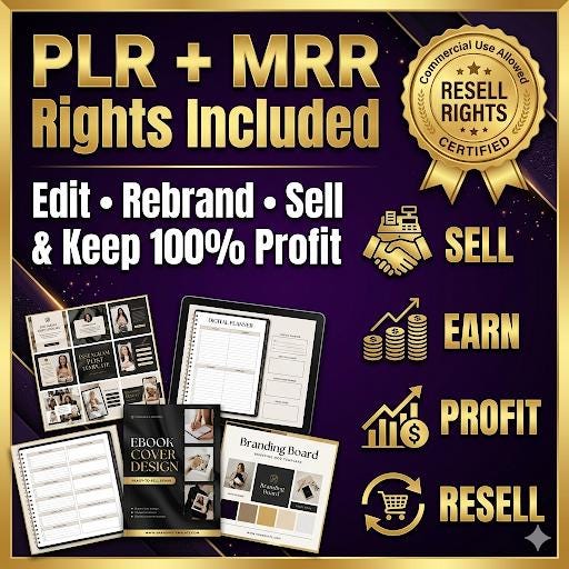 20,000+ Canva Templates Bundle with PLR MRR | Editable Social Media, Planners, Business & Branding Templates | Instant Download